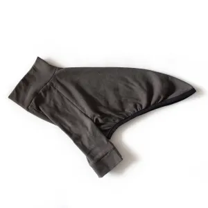 Long Sleeve Dog Sweater - Dark Grey