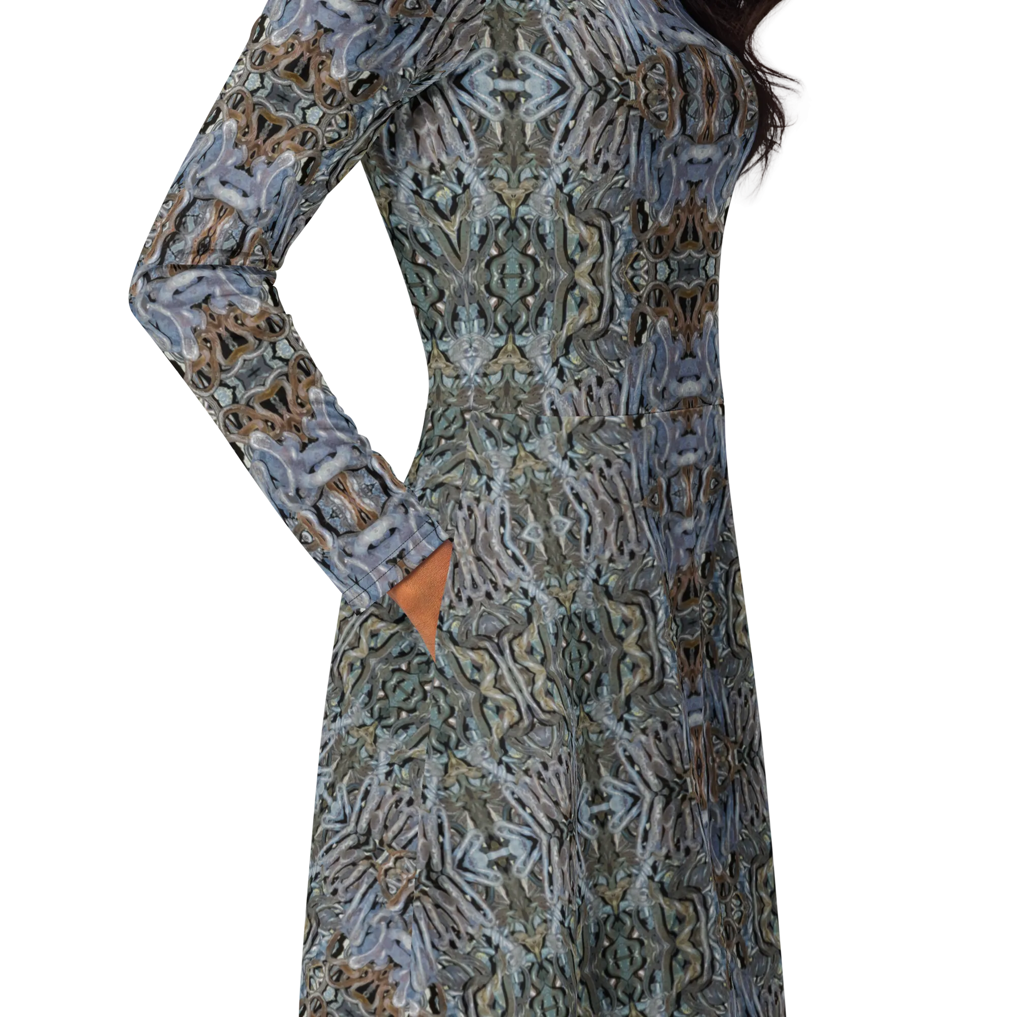Long Sleeve Midi Dress (Her/Muliebris)(Grail Night Hoard Virtus 8.4) RJSTHS2022 RJS