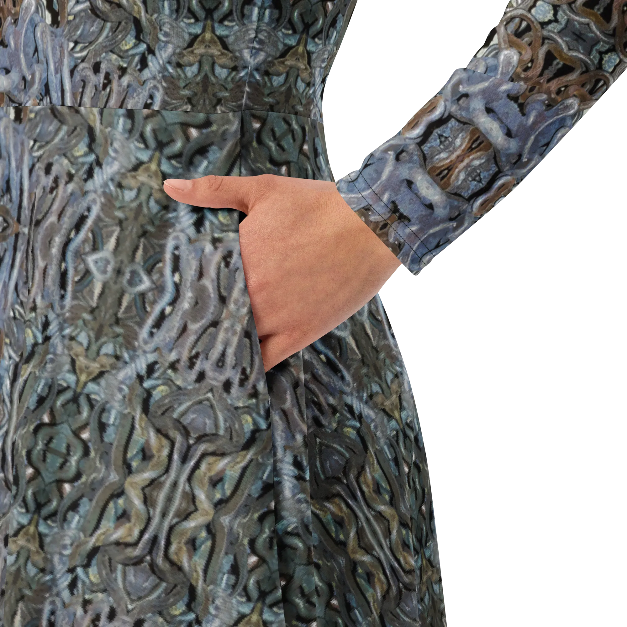 Long Sleeve Midi Dress (Her/Muliebris)(Grail Night Hoard Virtus 8.4) RJSTHS2022 RJS