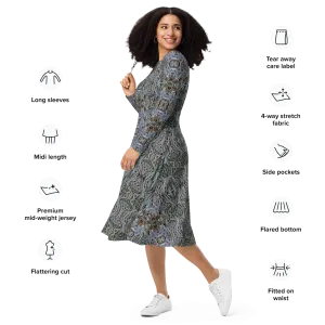 Long Sleeve Midi Dress (Her/Muliebris)(Grail Night Hoard Virtus 8.4) RJSTHS2022 RJS