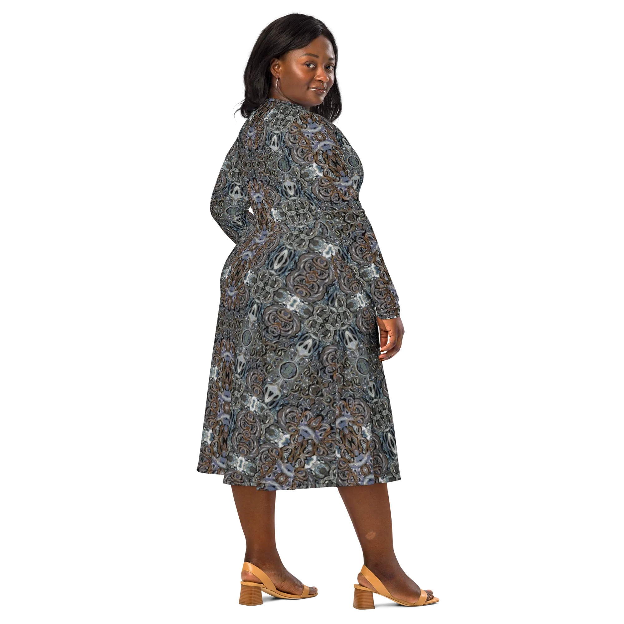 Long Sleeve Midi Dress (Her/Muliebris)(Grail Night Hoard Virtus 8.5) RJSTHS2022 RJS
