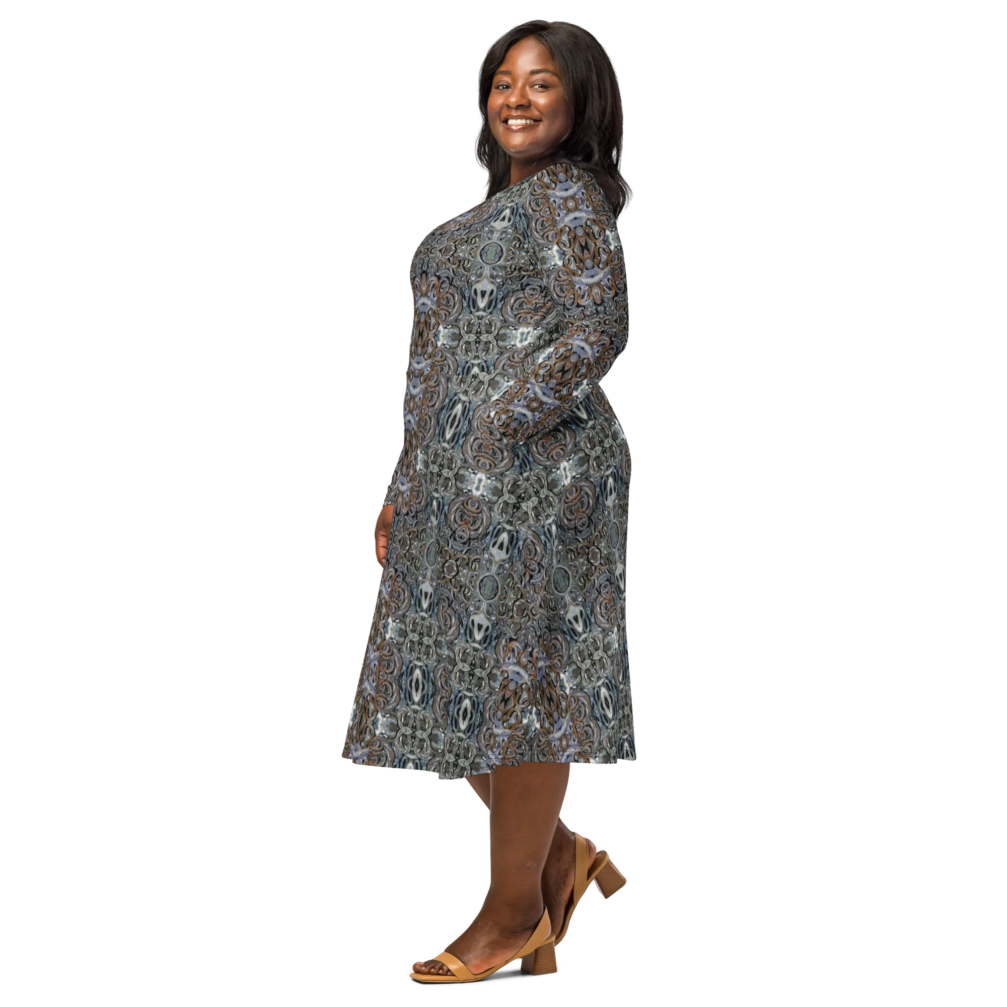 Long Sleeve Midi Dress (Her/Muliebris)(Grail Night Hoard Virtus 8.5) RJSTHS2022 RJS
