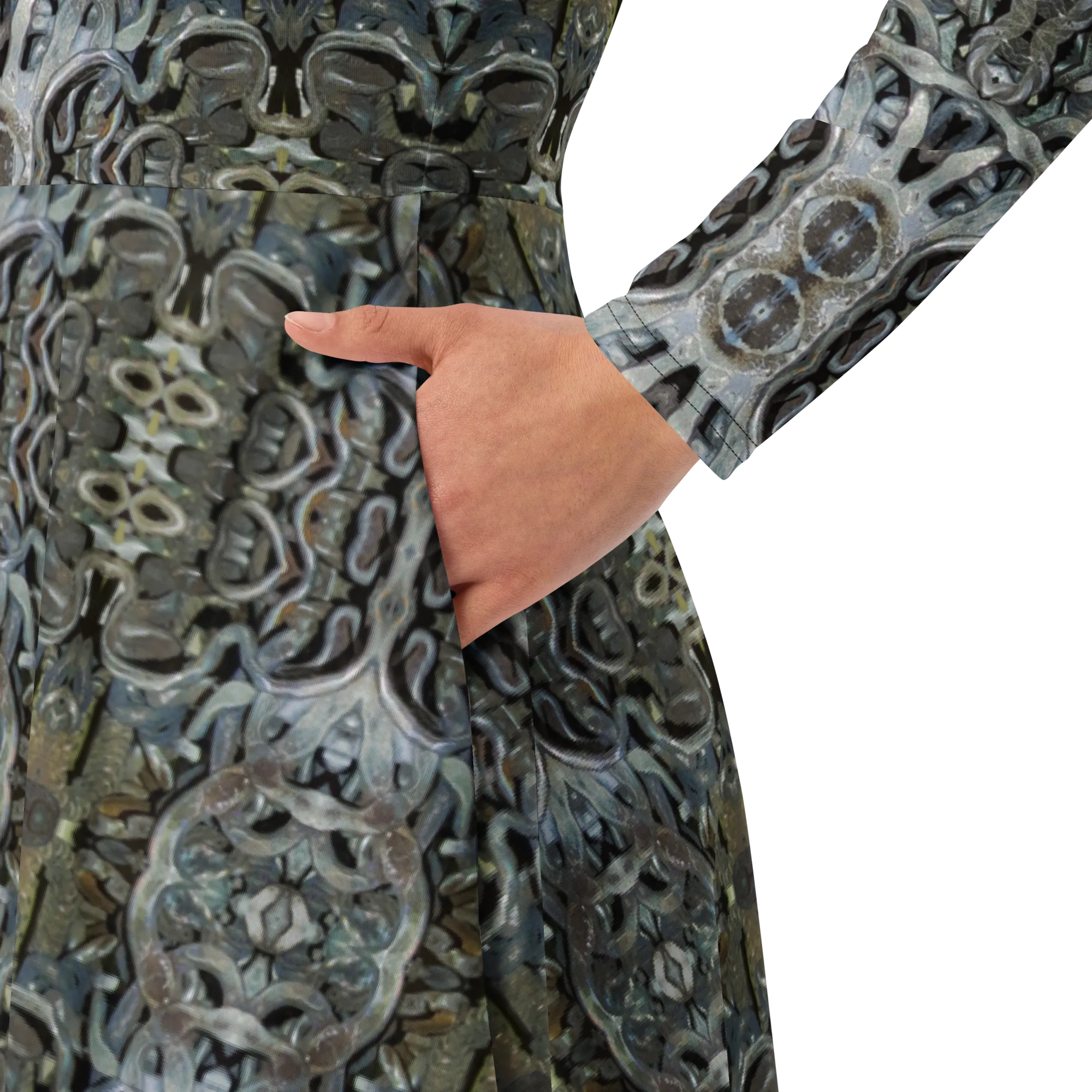 Long Sleeve Midi Dress (Her/Muliebris)(Grail Night Hoard Virtus 8.6) RJSTHS2022 RJS
