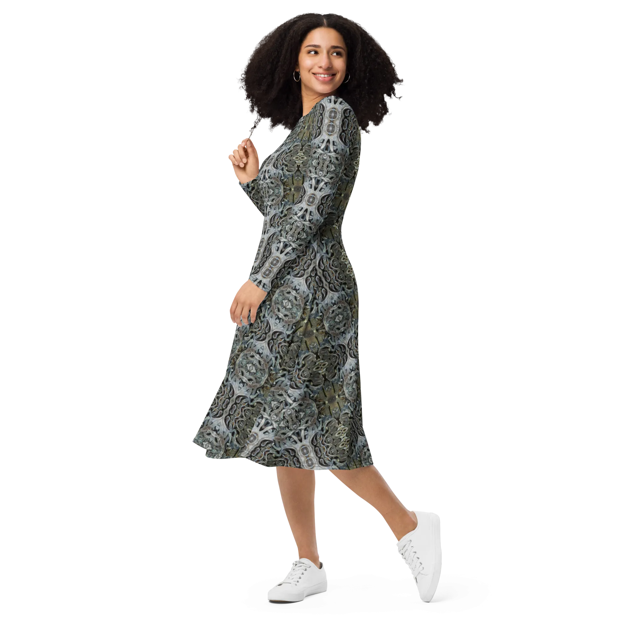 Long Sleeve Midi Dress (Her/Muliebris)(Grail Night Hoard Virtus 8.6) RJSTHS2022 RJS