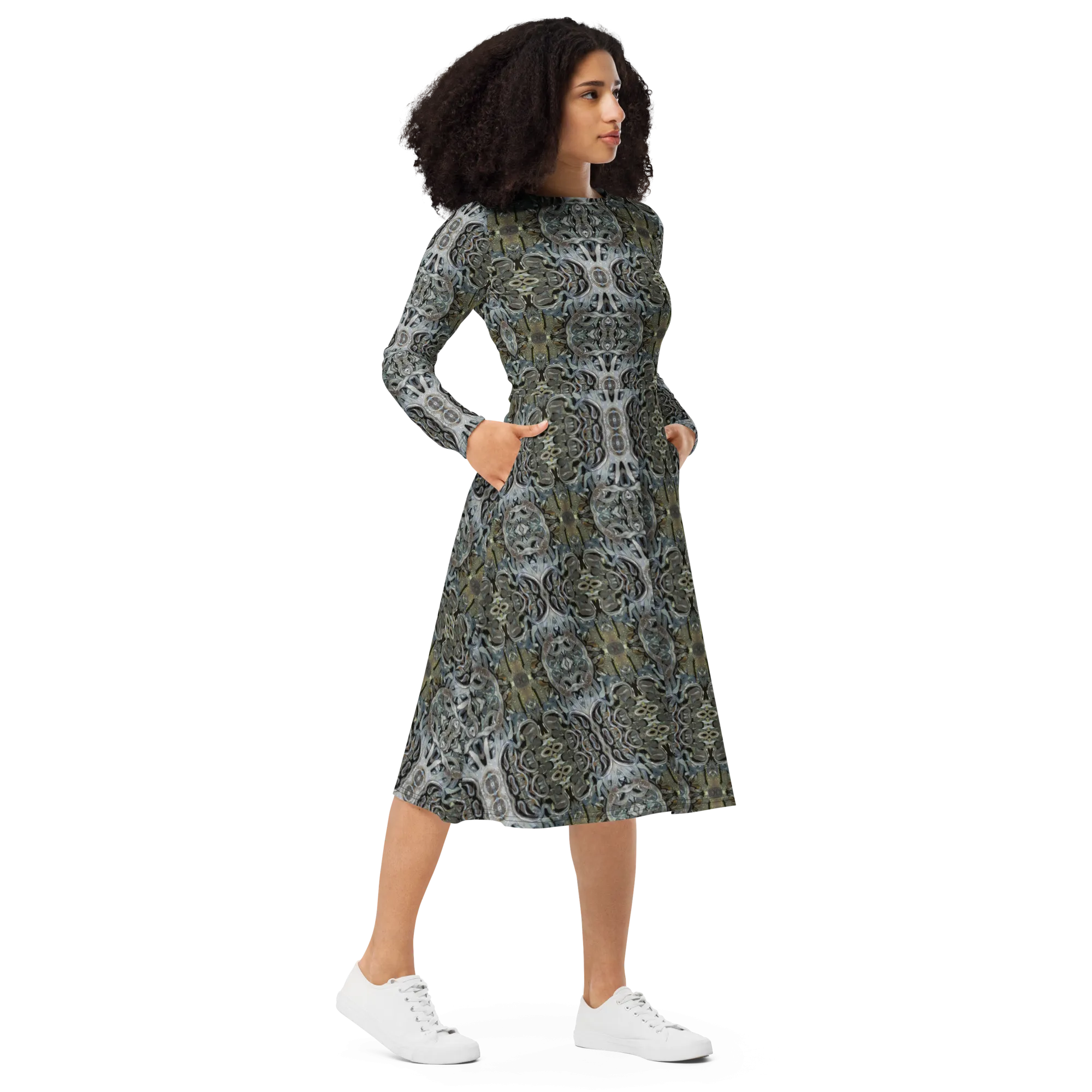 Long Sleeve Midi Dress (Her/Muliebris)(Grail Night Hoard Virtus 8.6) RJSTHS2022 RJS