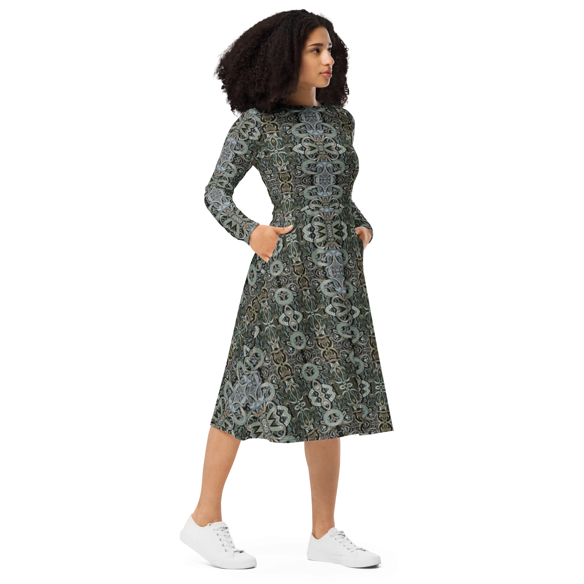Long Sleeve Midi Dress (Her/Muliebris)(Grail Night Hoard Virtus 8.7) RJSTHS2022 RJS