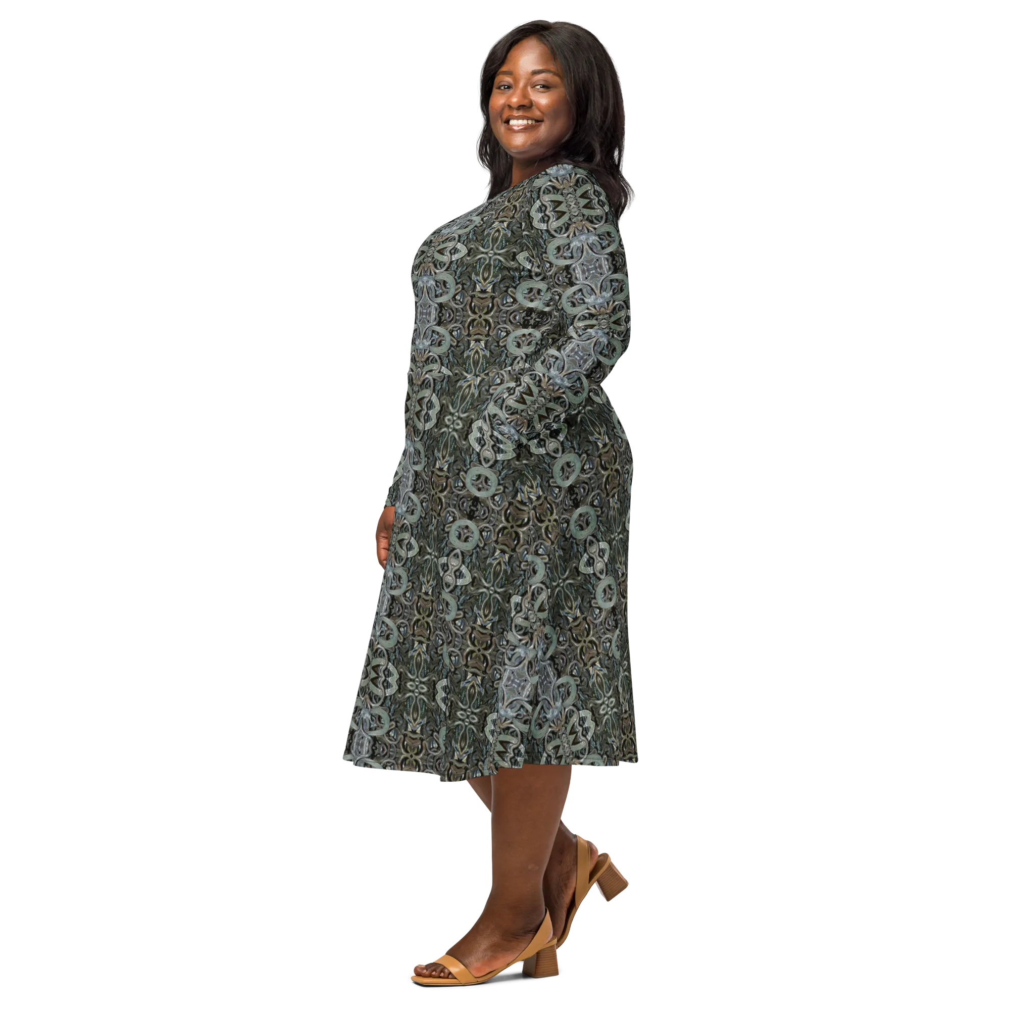 Long Sleeve Midi Dress (Her/Muliebris)(Grail Night Hoard Virtus 8.7) RJSTHS2022 RJS