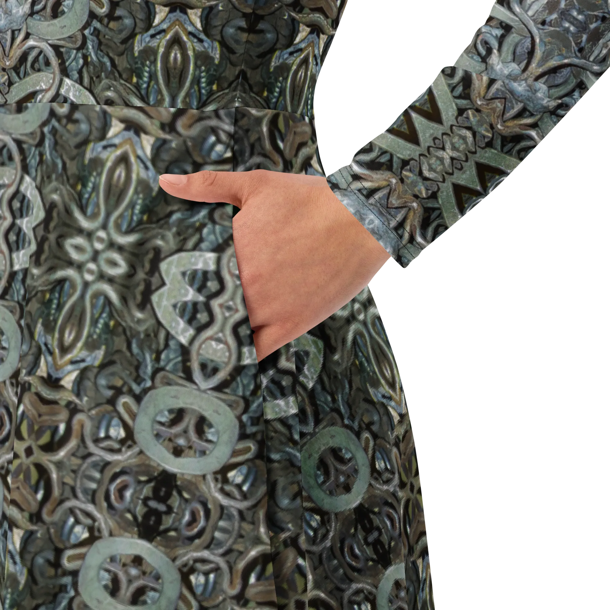 Long Sleeve Midi Dress (Her/Muliebris)(Grail Night Hoard Virtus 8.7) RJSTHS2022 RJS