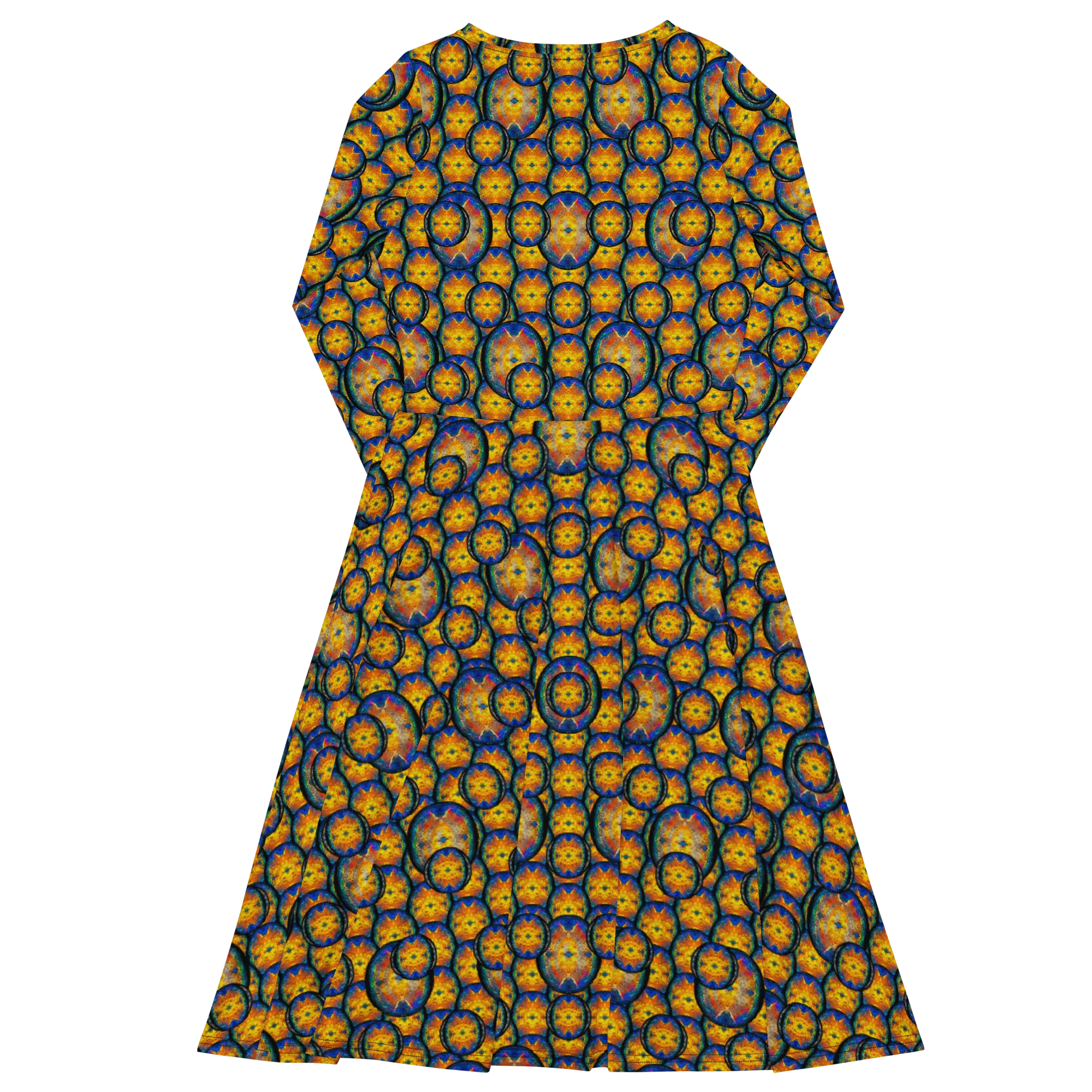 Long Sleeve Midi Dress (Her/Muliebris)(Opal Skies Cantus Primus) RJSTHw2025 RJS