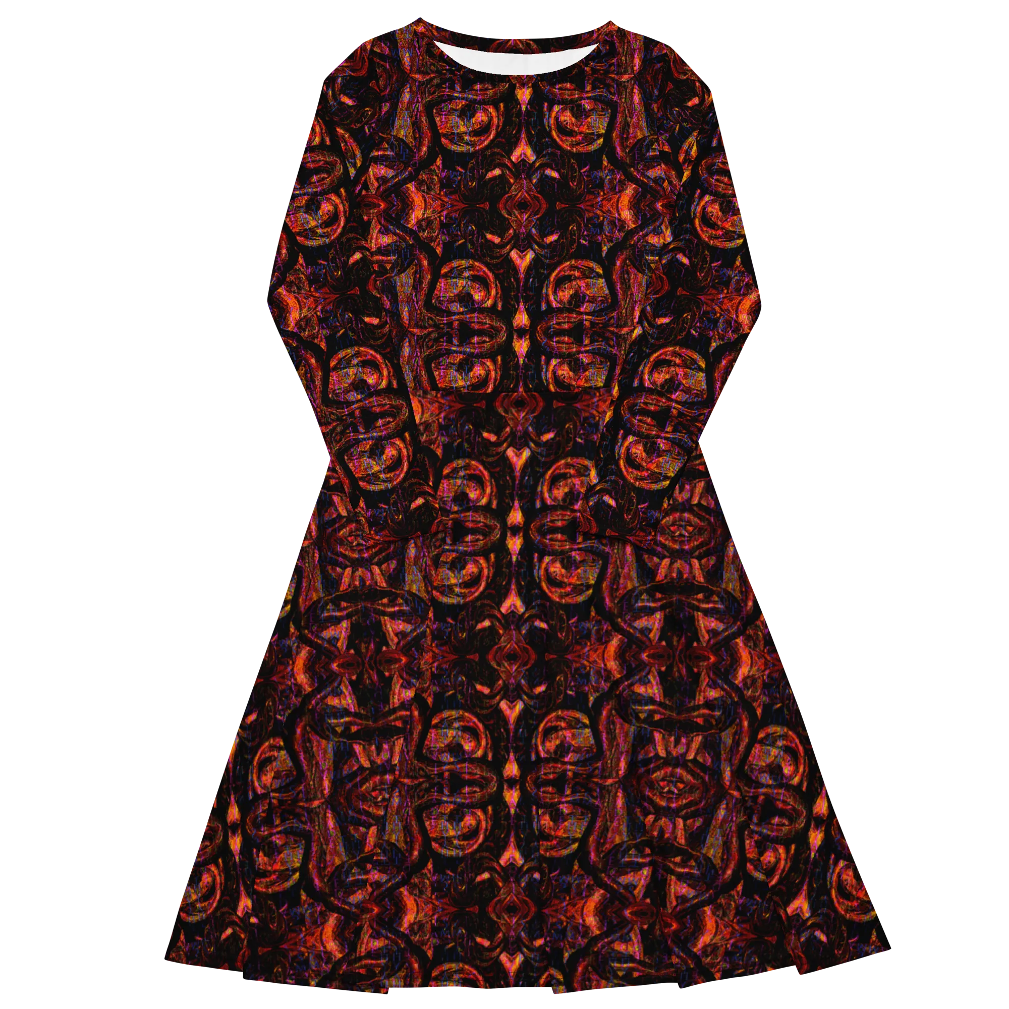 Long Sleeve Midi Dress (Her/Muliebris)(Pure Candy GNHV8.2.1 Blue Logo@Alchemic) RJSTHS2022 RJS