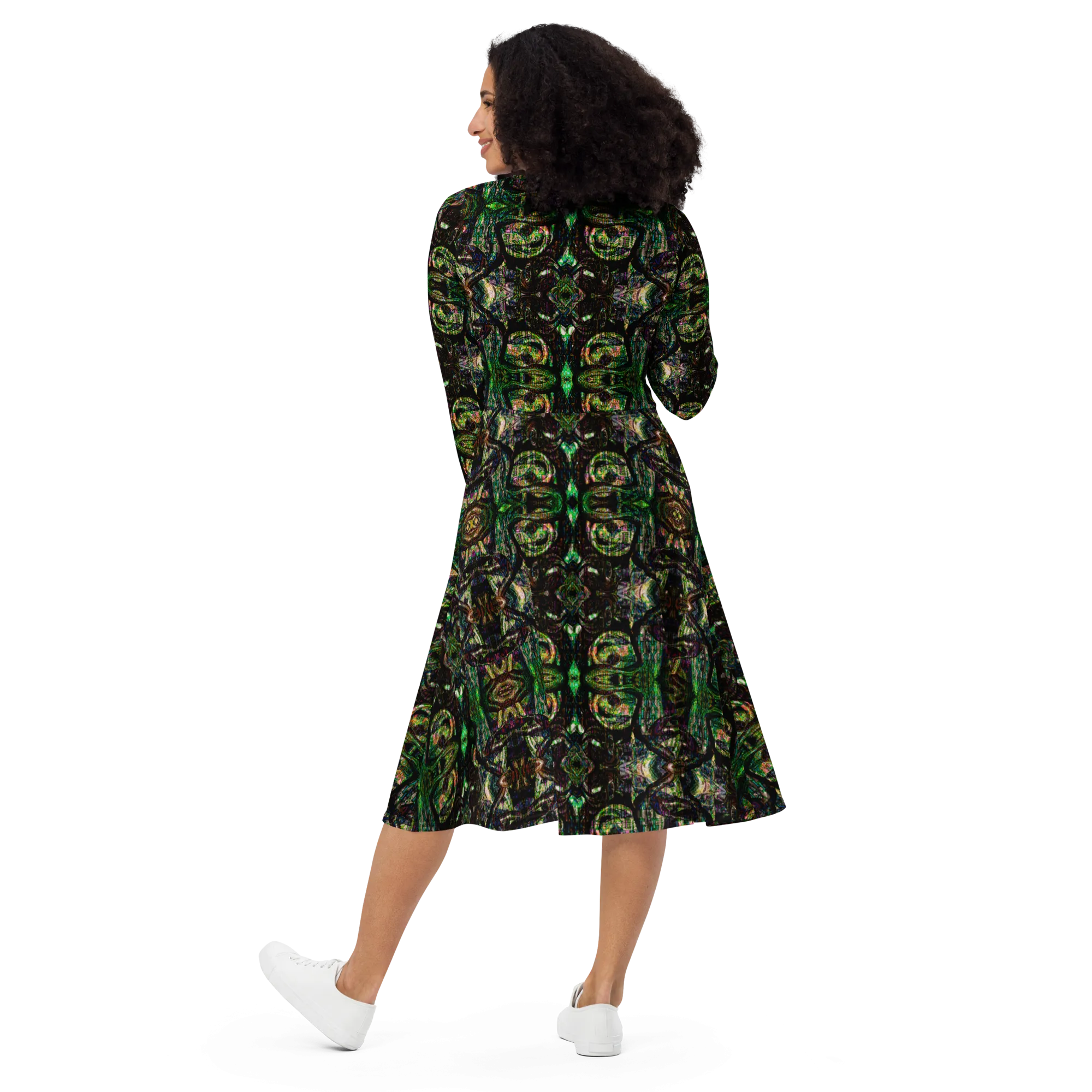 Long Sleeve Midi Dress (Her/Muliebris)(Pure Candy GNHV8.2.1 Purple Logo@Alchemic) RJSTHS2022 RJS