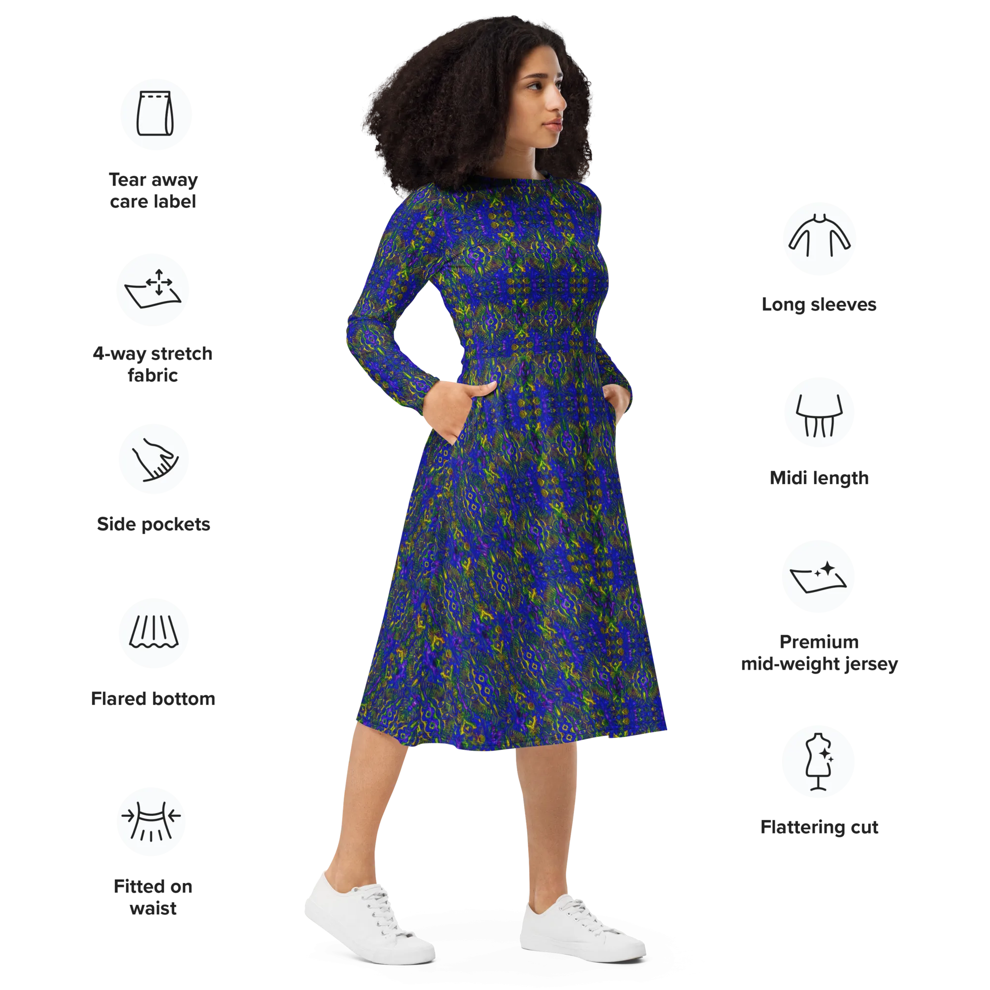 Long Sleeve Midi Dress (Her/Muliebris)(Pure Candy RJSTH@Alchemic) RJSTHS2022 RJS