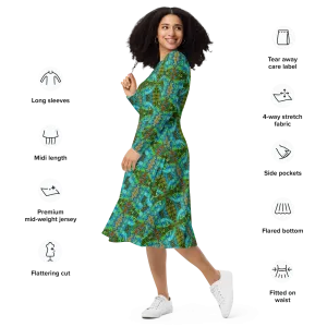Long Sleeve Midi Dress (Her/Muliebris)(Pure Candy RJSTH@Alchemic) RJSTHS2022 RJS