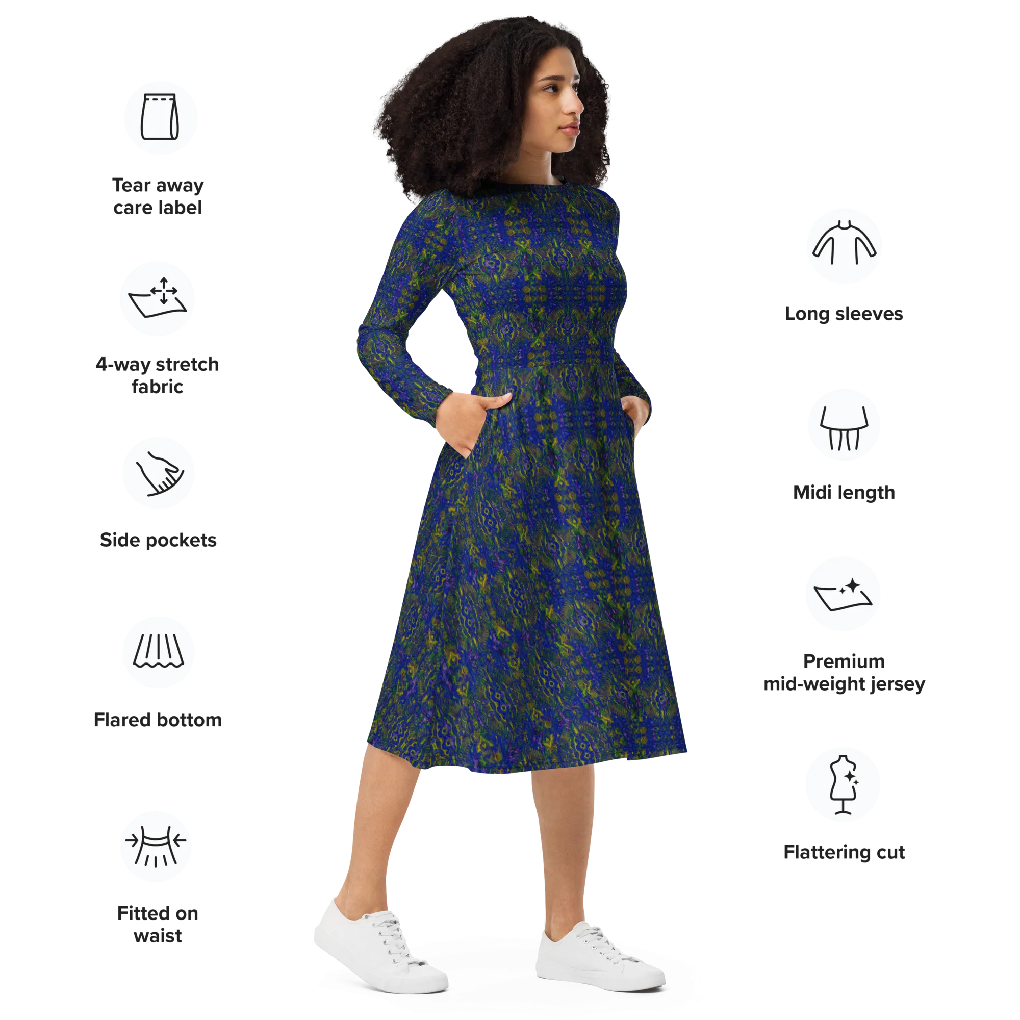 Long Sleeve Midi Dress (Her/Muliebris)(Pure Candy RJSTH@Alchemic) RJSTHS2022 RJS