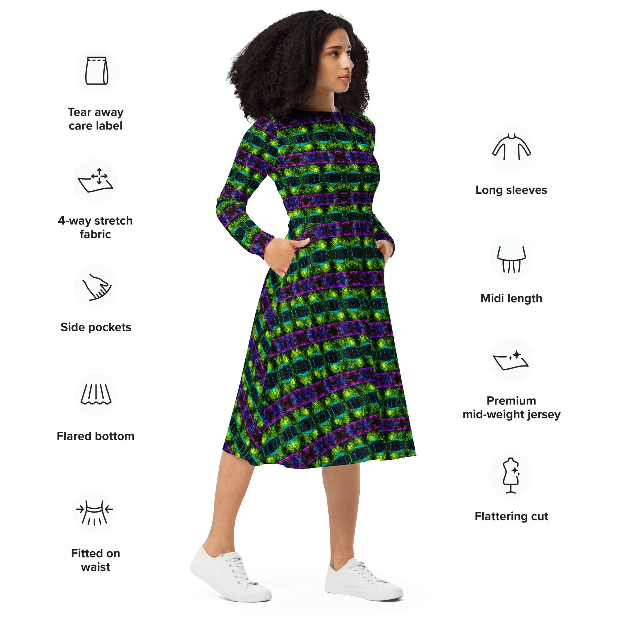 Long Sleeve Midi Dress (Her/Muliebris)(Pure Candy RJSTH@Alchemic) RJSTHS2022 RJS