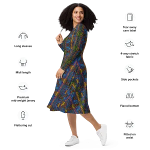 Long Sleeve Midi Dress (Her/Muliebris)(Pure Candy RJSTH@Alchemic) RJSTHS2022 RJS