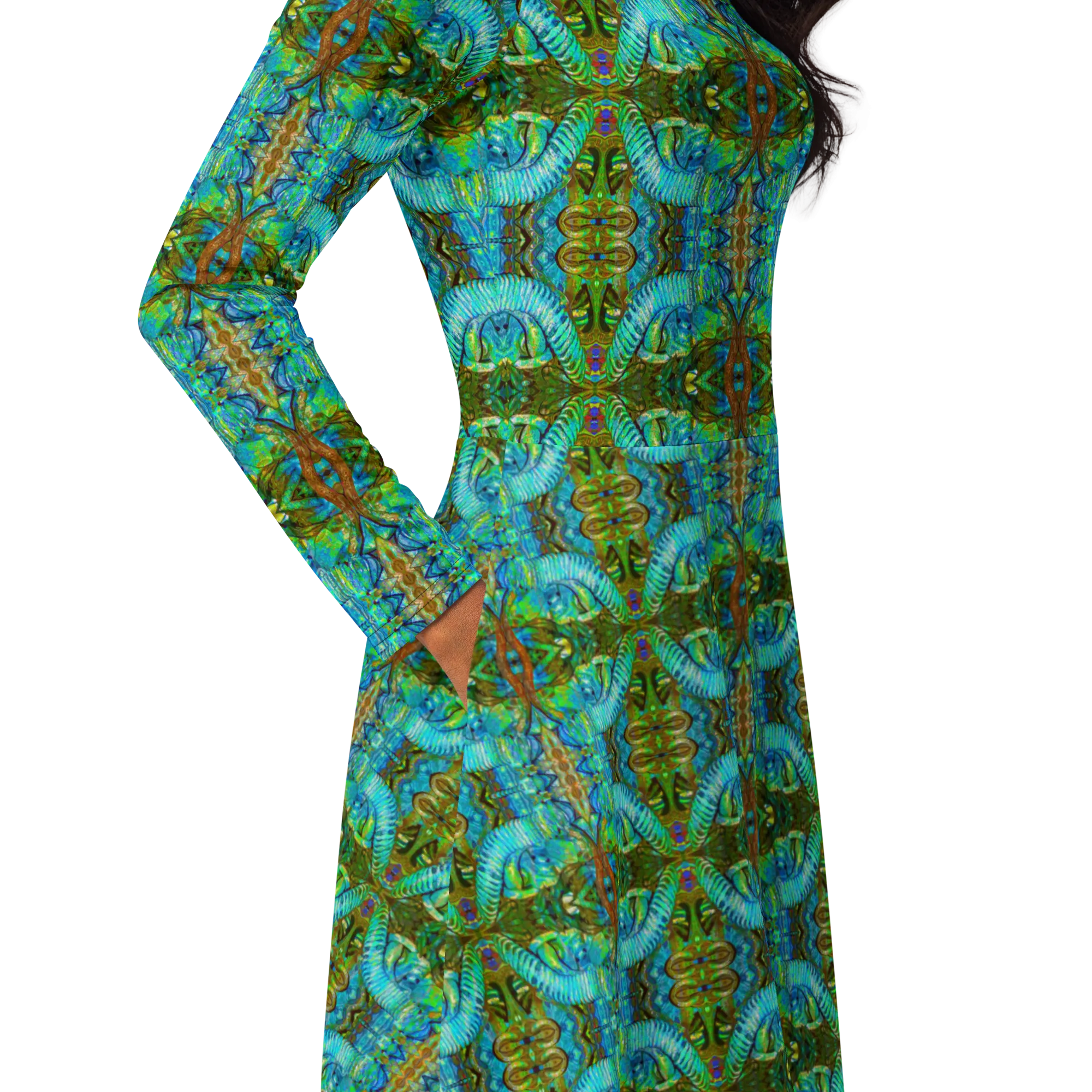 Long Sleeve Midi Dress (Her/Muliebris)(Pure Candy RJSTH@Alchemic) RJSTHS2022 RJS