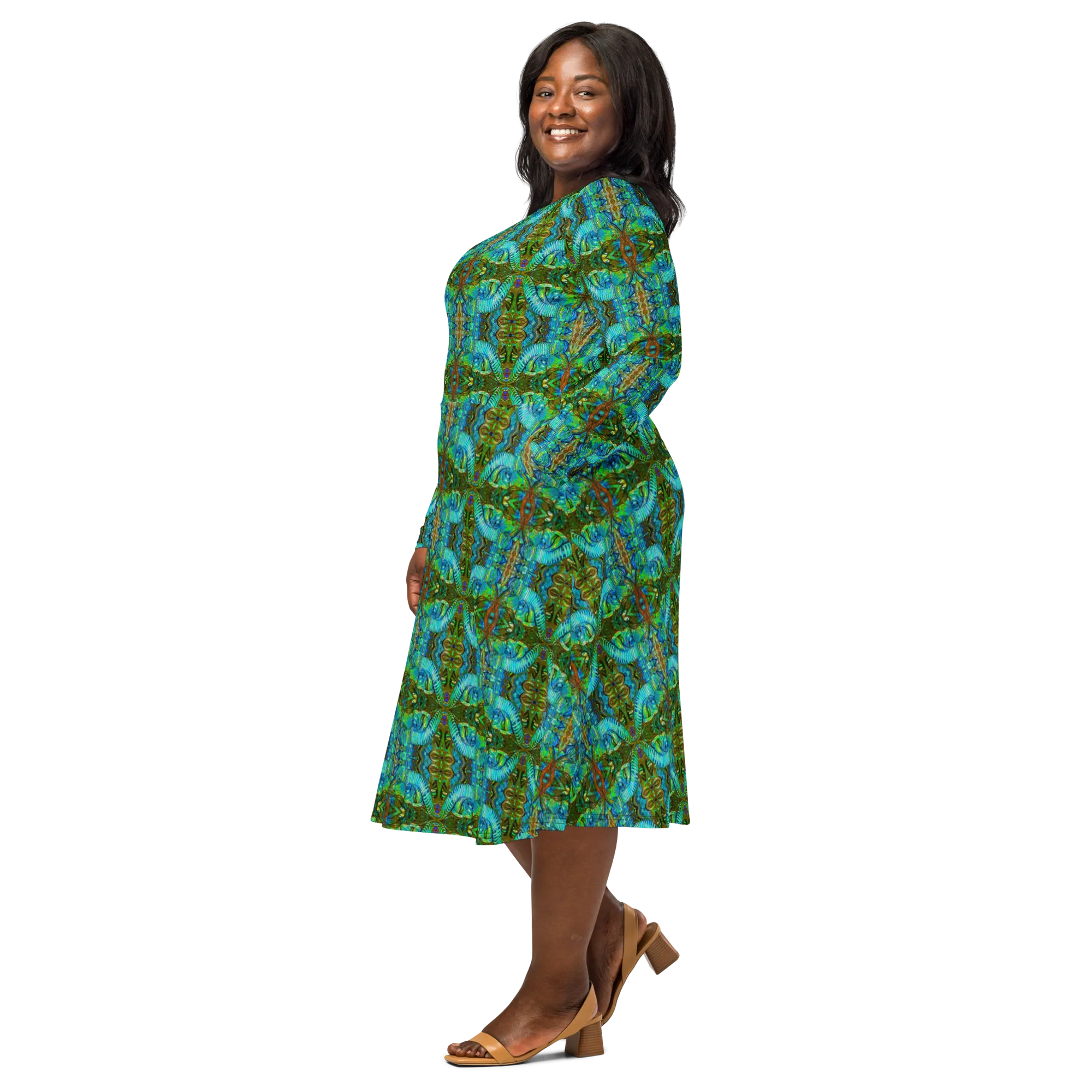 Long Sleeve Midi Dress (Her/Muliebris)(Pure Candy RJSTH@Alchemic) RJSTHS2022 RJS