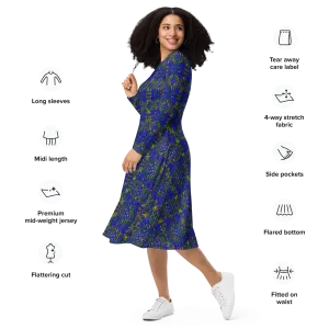 Long Sleeve Midi Dress (Her/Muliebris)(Pure Candy RJSTH@Alchemic) RJSTHS2022 RJS