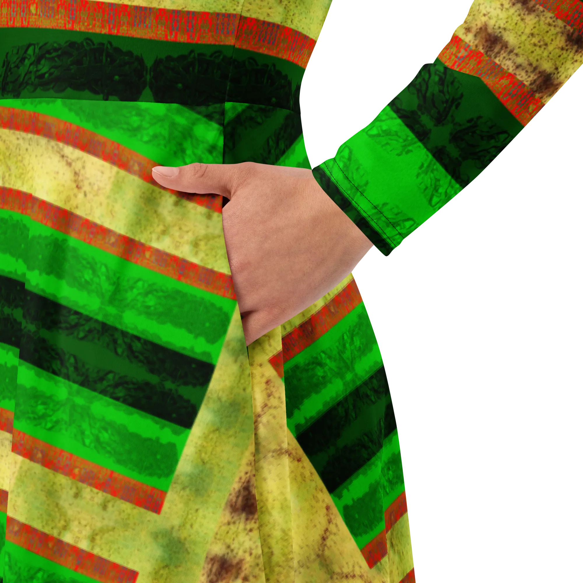 Long Sleeve Midi Dress (Her/Muliebris)(Rind#2 Rind Link) RJSTH@Fabric#2 RJSTHS2022 RJS