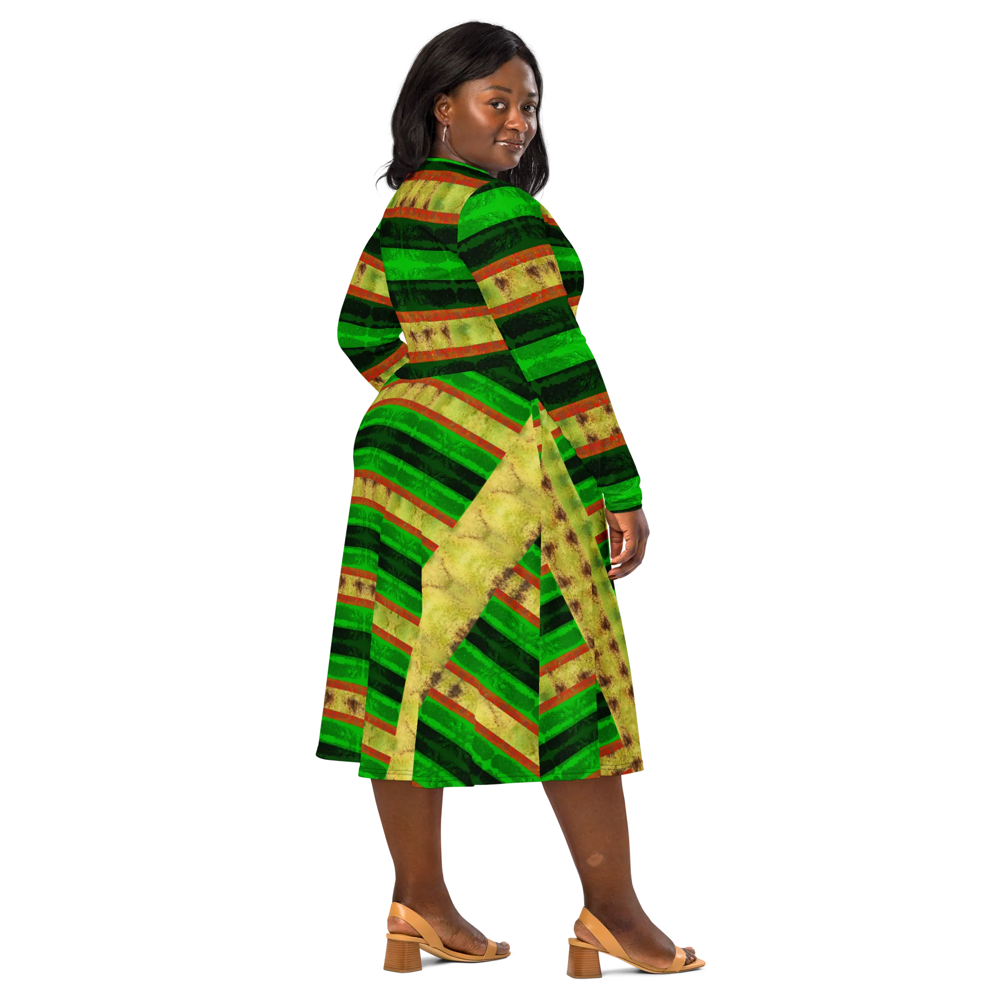 Long Sleeve Midi Dress (Her/Muliebris)(Rind#2 Rind Link) RJSTH@Fabric#2 RJSTHS2022 RJS