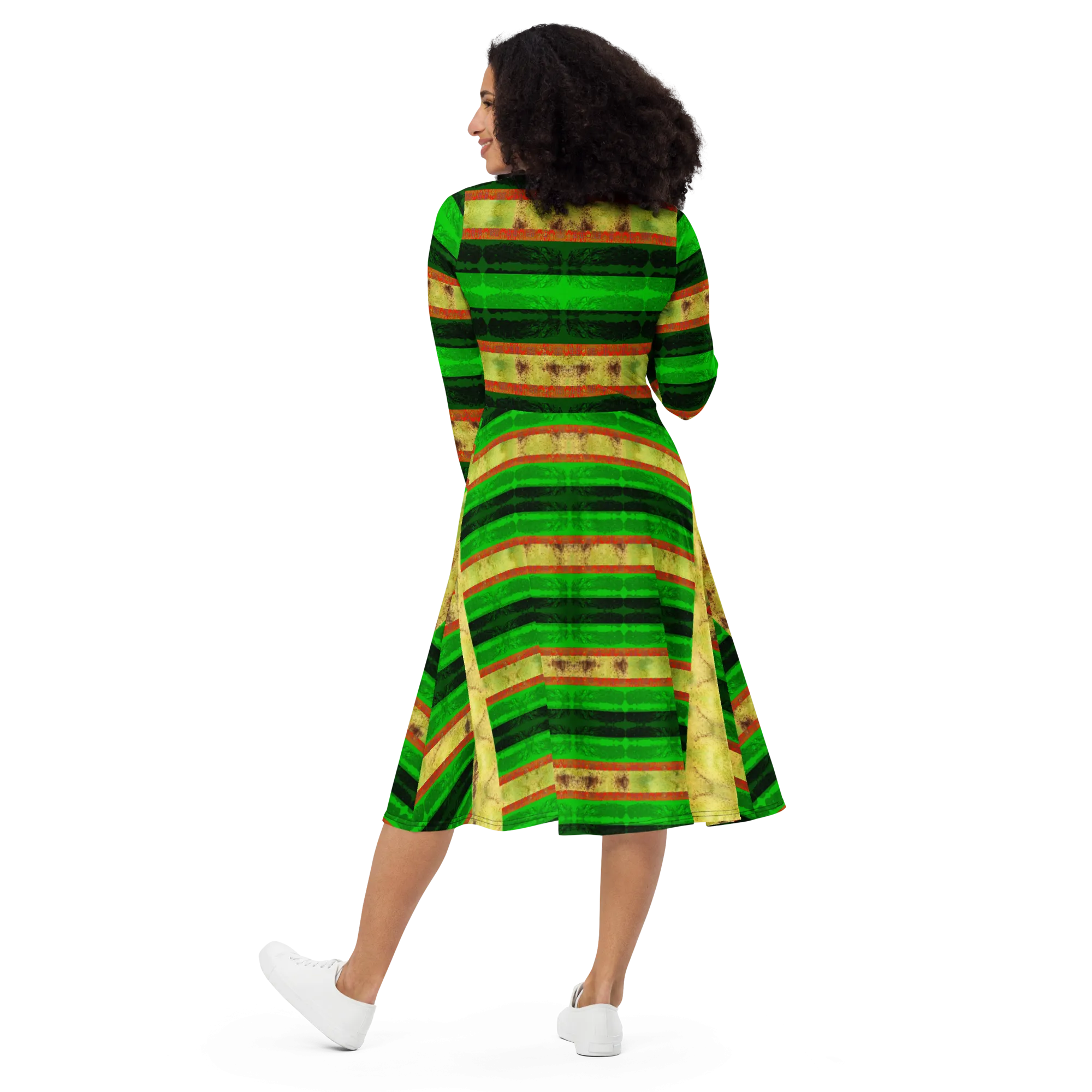 Long Sleeve Midi Dress (Her/Muliebris)(Rind#2 Rind Link) RJSTH@Fabric#2 RJSTHS2022 RJS