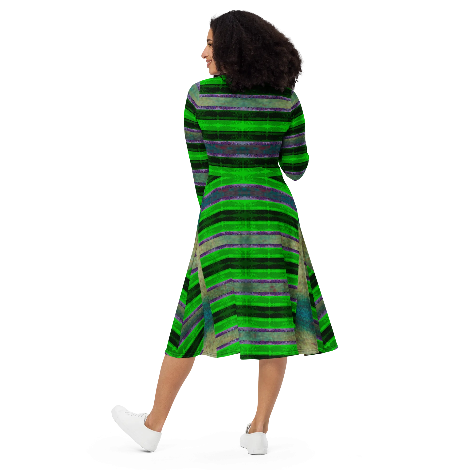 Long Sleeve Midi Dress (Her/Muliebris)(Rind#4 Rind Link) RJSTH@Fabric#4 RJSTHS2022 RJS