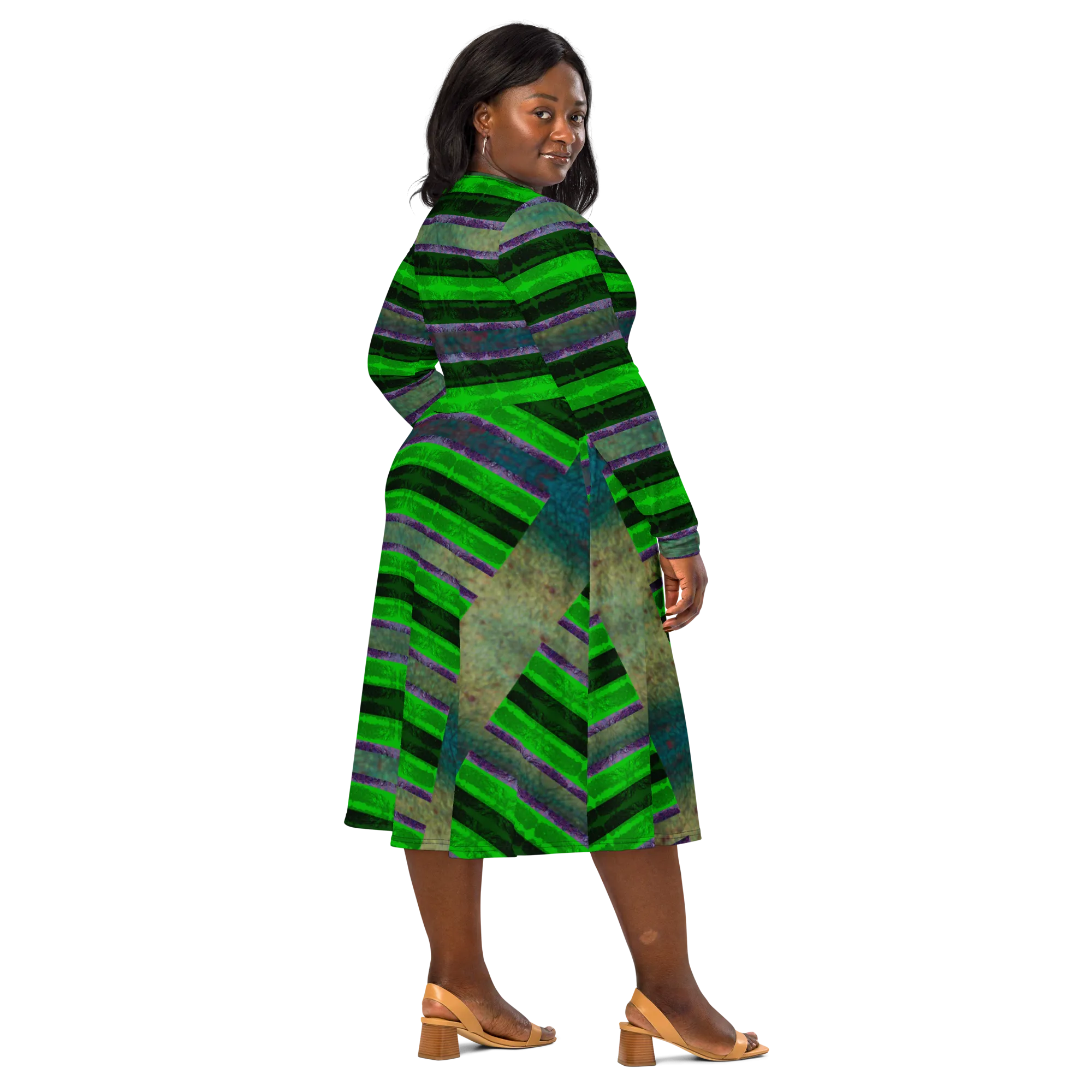Long Sleeve Midi Dress (Her/Muliebris)(Rind#4 Rind Link) RJSTH@Fabric#4 RJSTHS2022 RJS