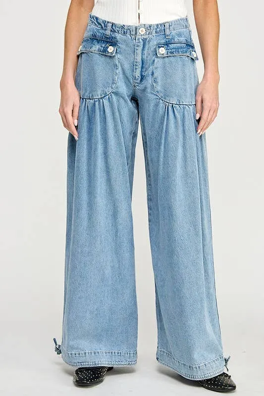 Lotus Jeans -stretch: Denim Blue