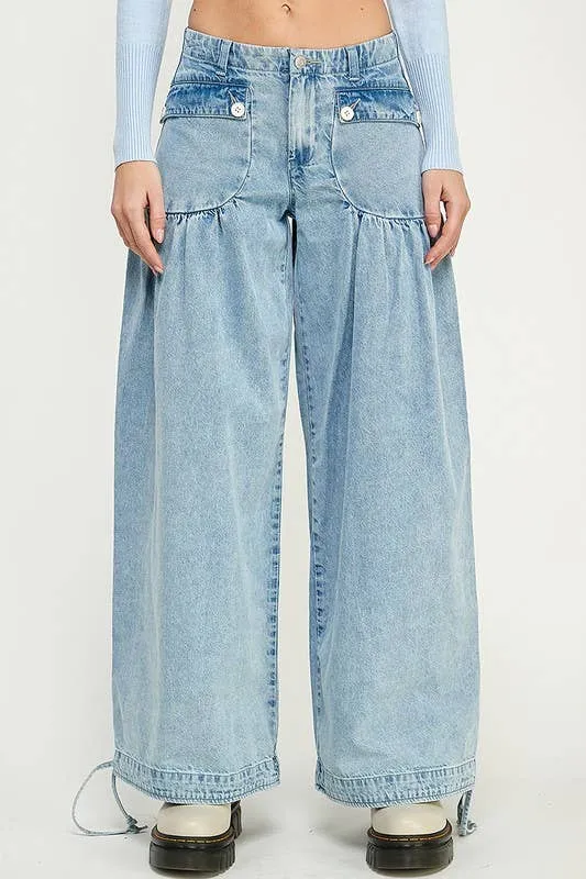 Lotus Jeans -stretch: Denim Blue