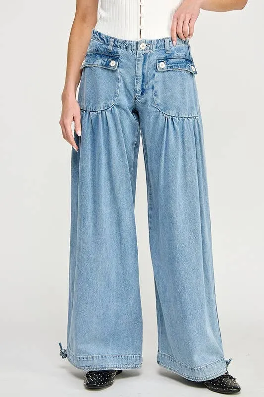 Lotus Jeans -stretch: Denim Blue