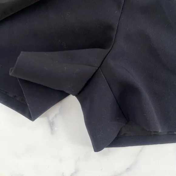 Maeve by Anthropologie Tailored Skort, Black, Size 4