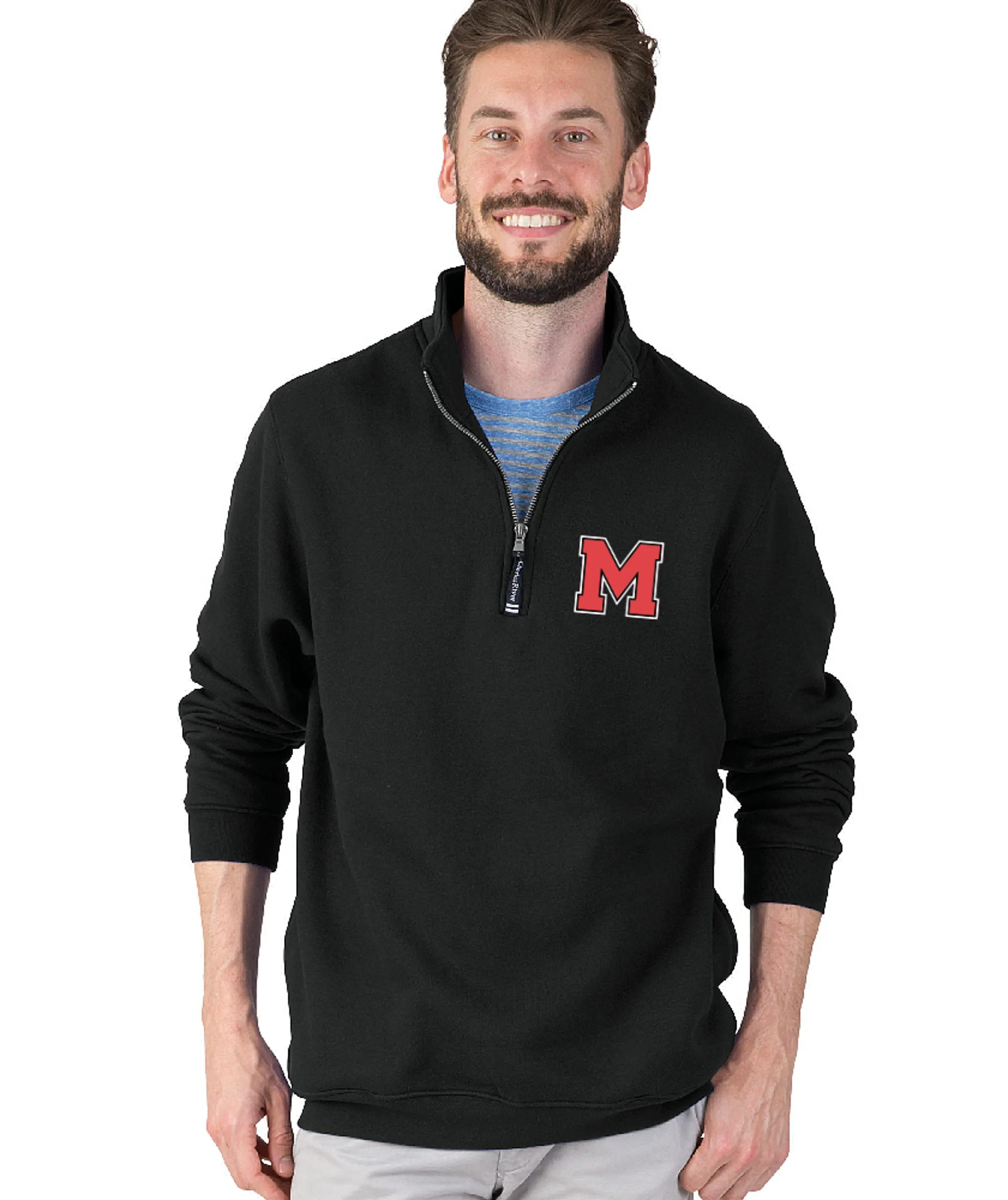 Marblehead Embroidered Crosswind Quarter Zip