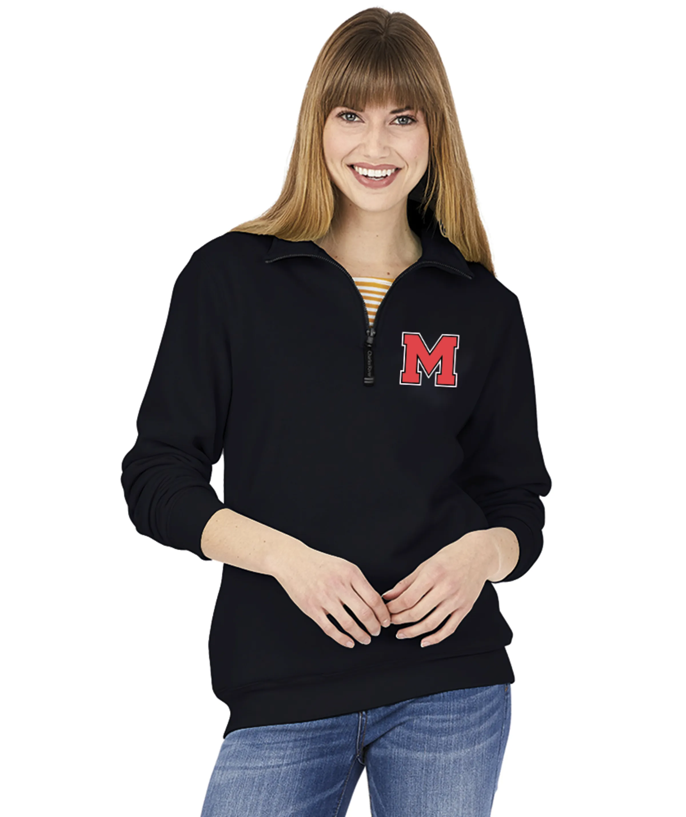 Marblehead Embroidered Crosswind Quarter Zip