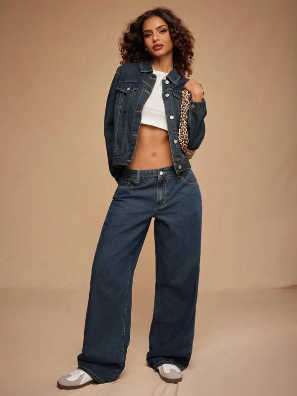 Marcelline | Navy Denim Jeans