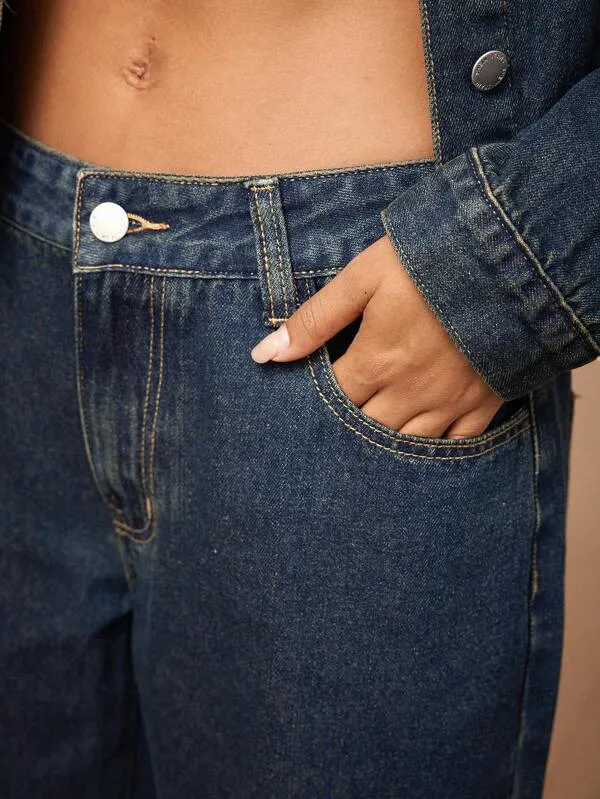 Marcelline | Navy Denim Jeans