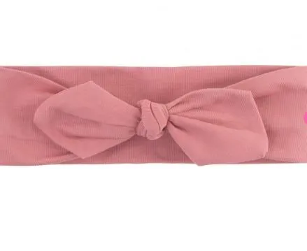 Mauve Knotted Bow Headband