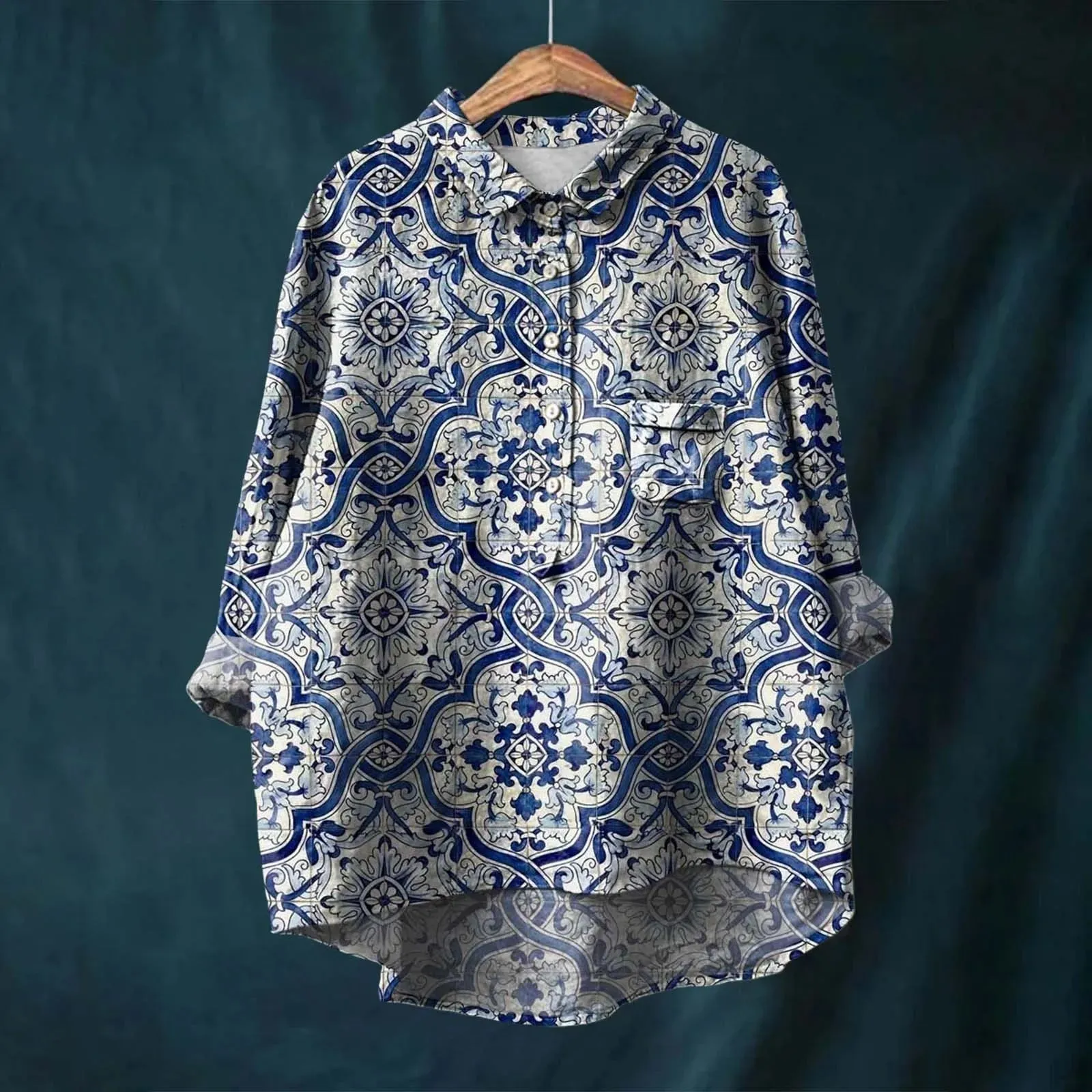 Megan | Elegant Floral Shirt