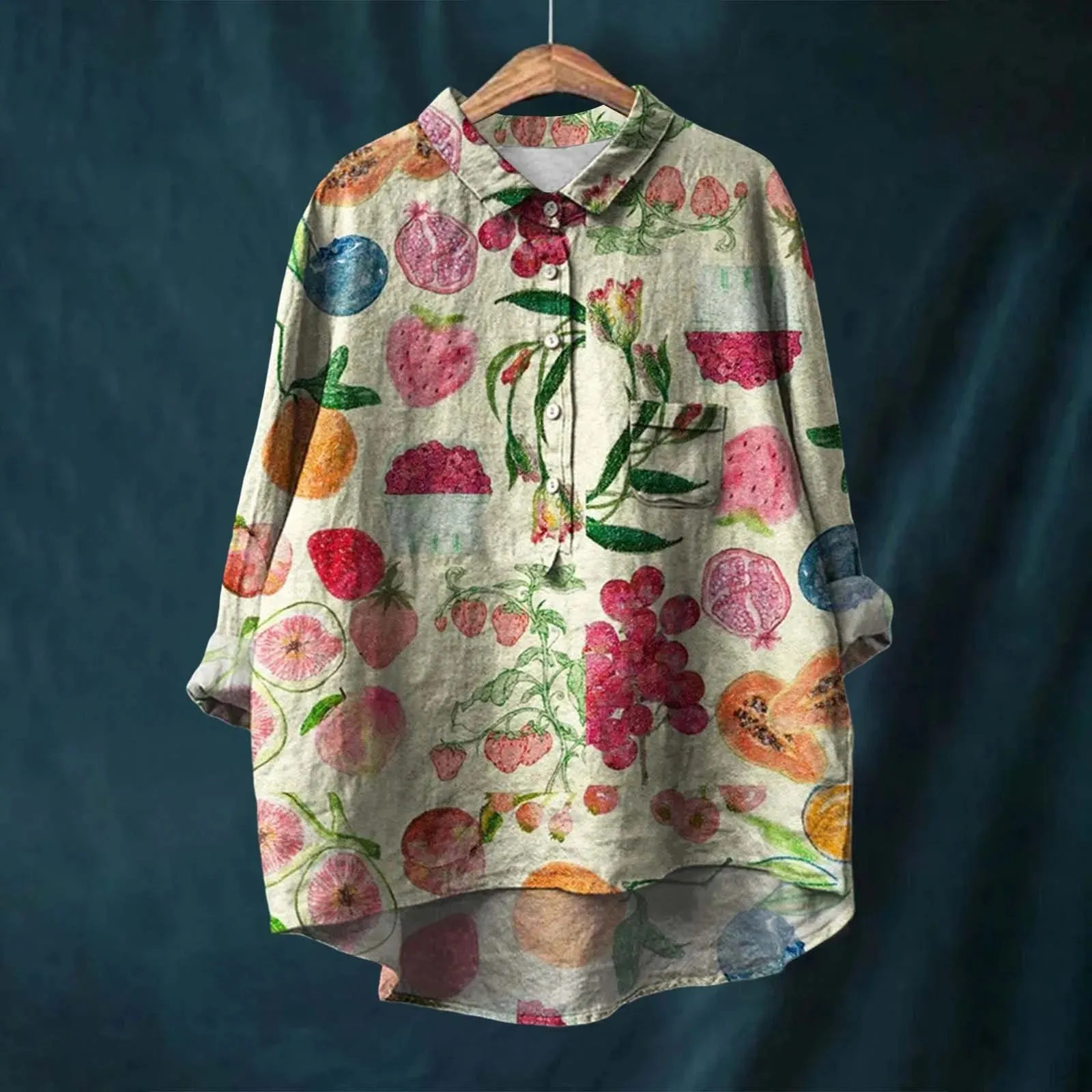 Megan | Elegant Floral Shirt