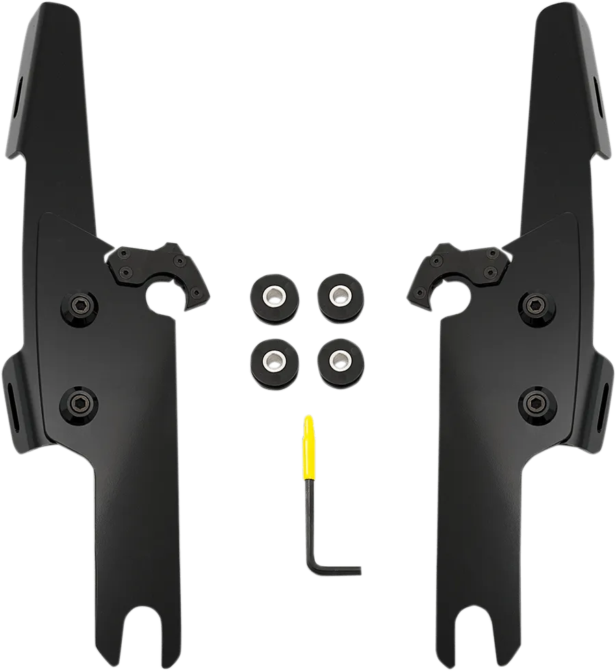 Memphis Shades MEB8875 Plates-Only Kit for Changing Sportshield to Fats/Slim - Black