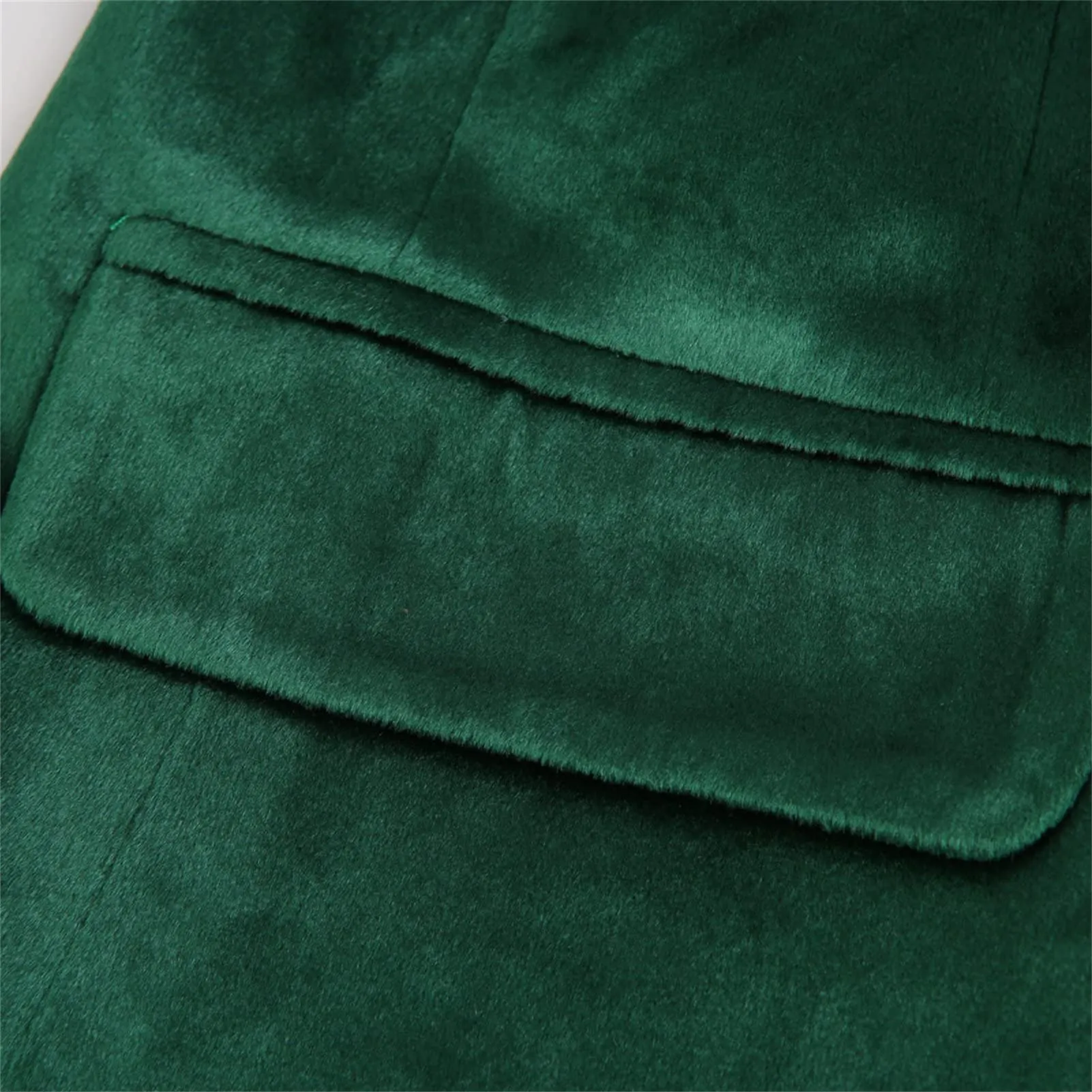 Men's Premium Velvet Blazer Jacket Slim Fit Solid Shawl Lapel Tuxedo Suit One Button Dinner Party Prom Sport Coat (Green,X-Small)