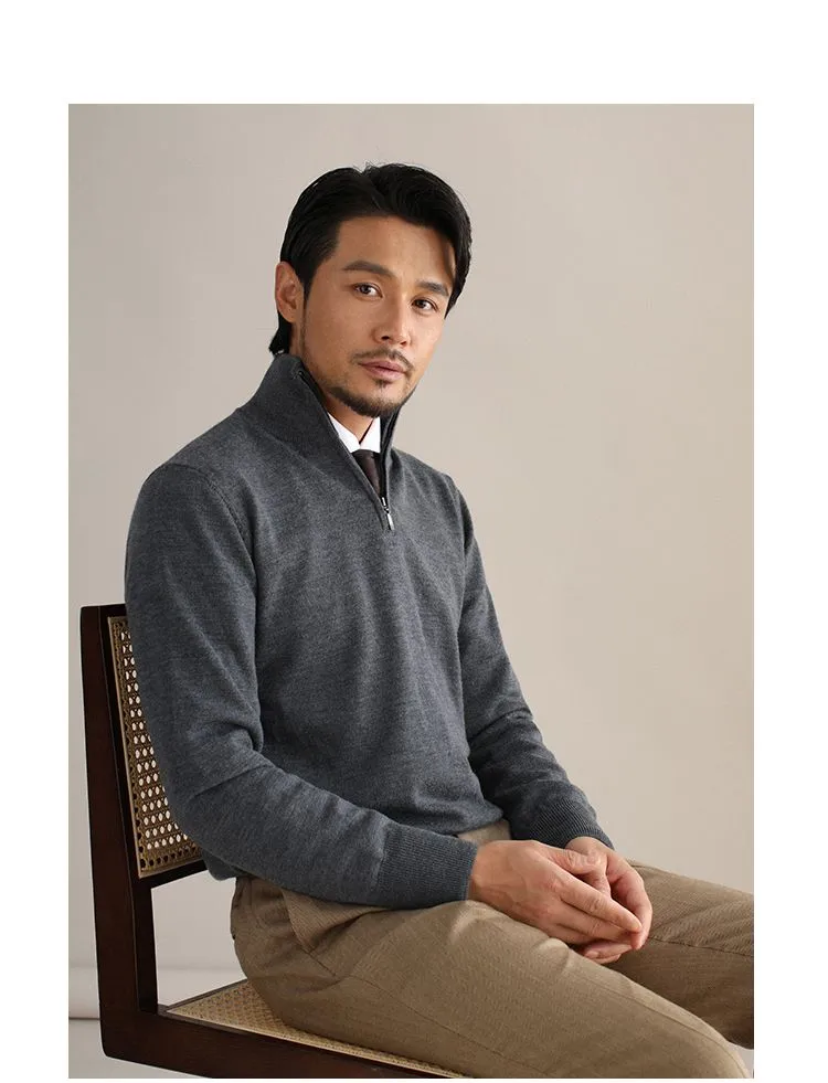 Merino Wool Turtleneck Sweater