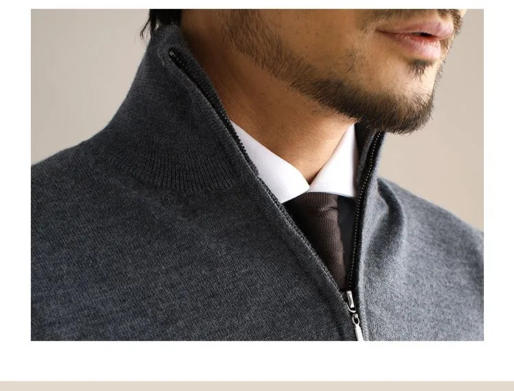Merino Wool Turtleneck Sweater