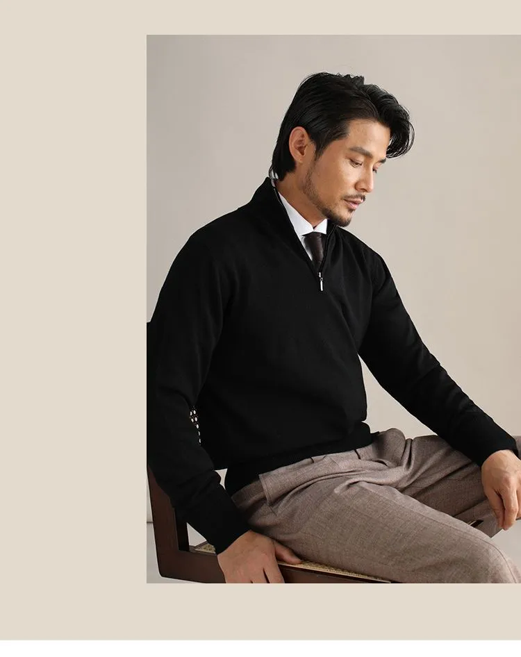 Merino Wool Turtleneck Sweater