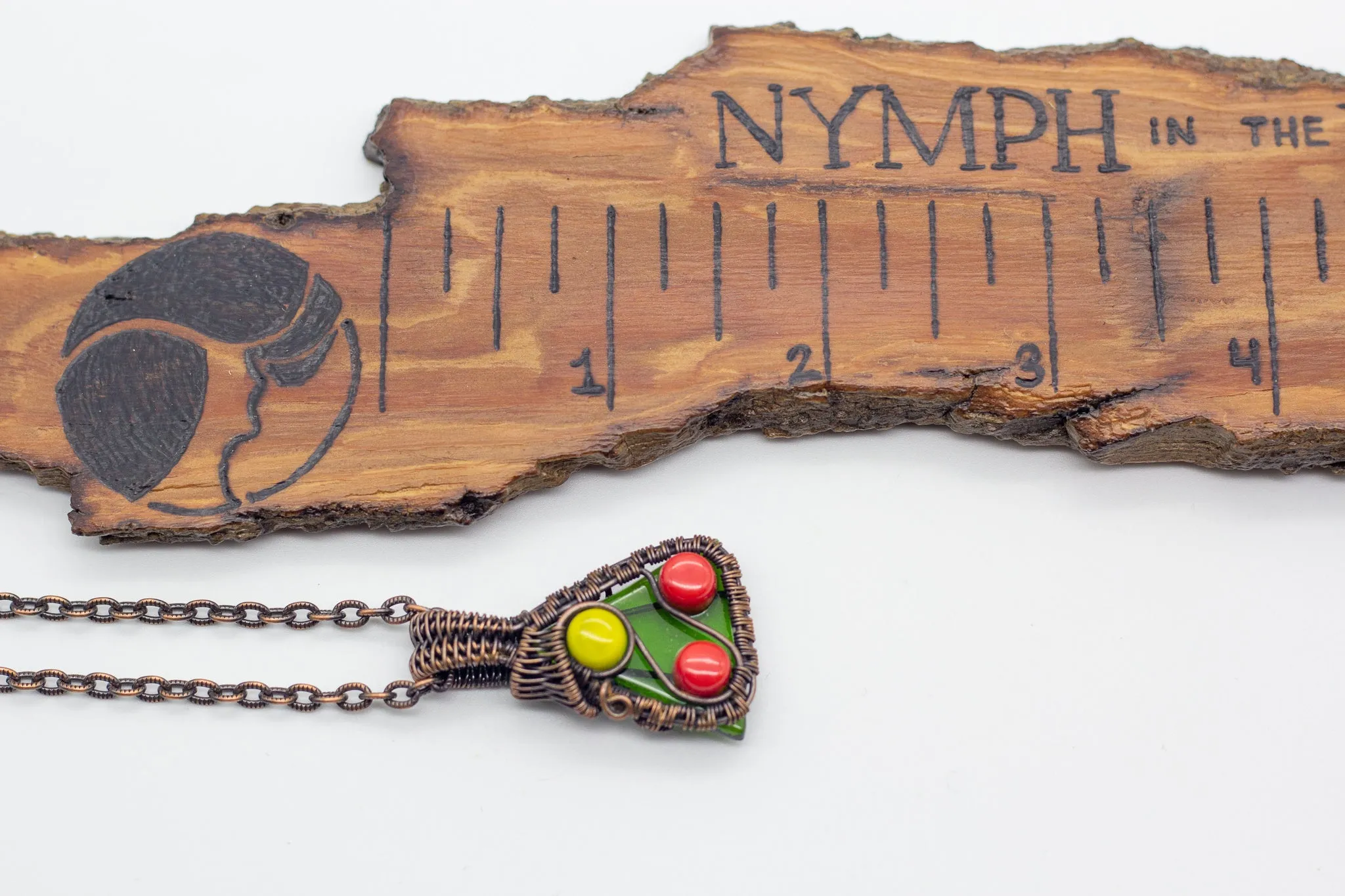 Mini Christmas Tree Copper Pendant