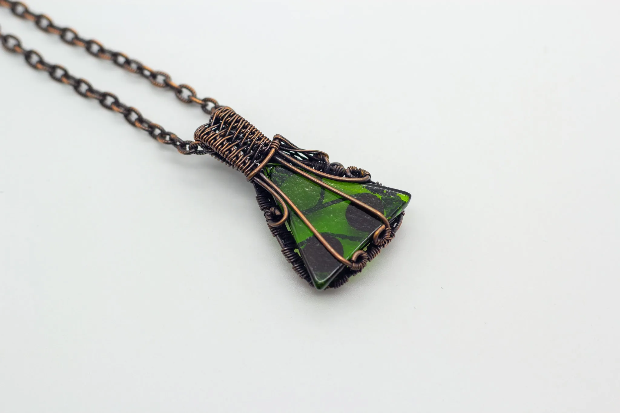 Mini Christmas Tree Copper Pendant