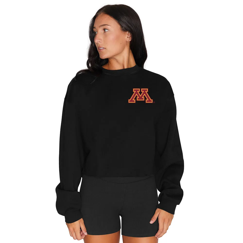 Minnesota Black Crewneck
