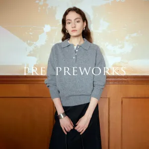 Modern Retro Polo Knit Sweater