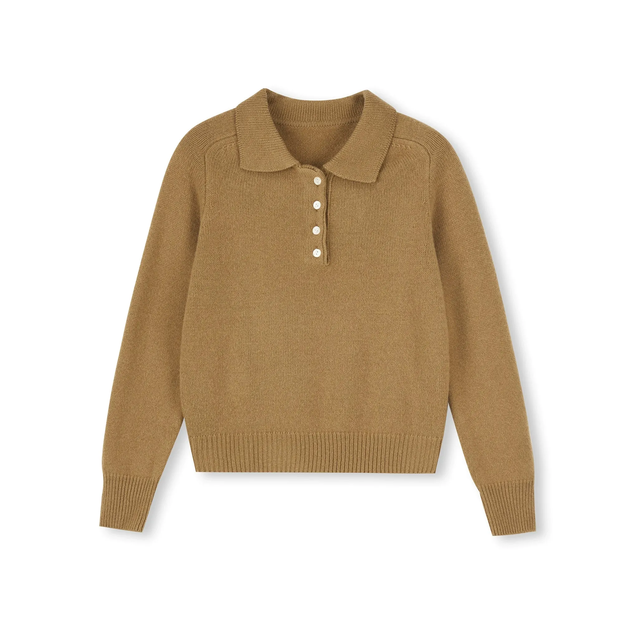 Modern Retro Polo Knit Sweater