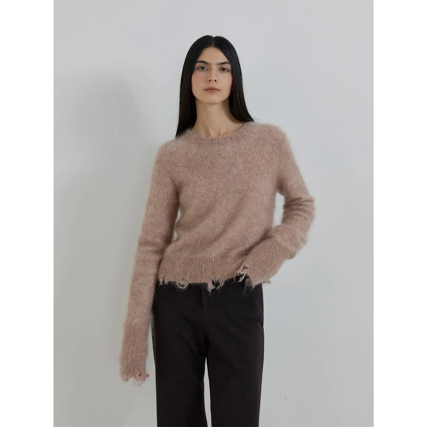 Mohair Knit Cardigan